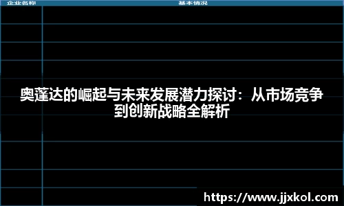 奥蓬达的崛起与未来发展潜力探讨：从市场竞争到创新战略全解析
